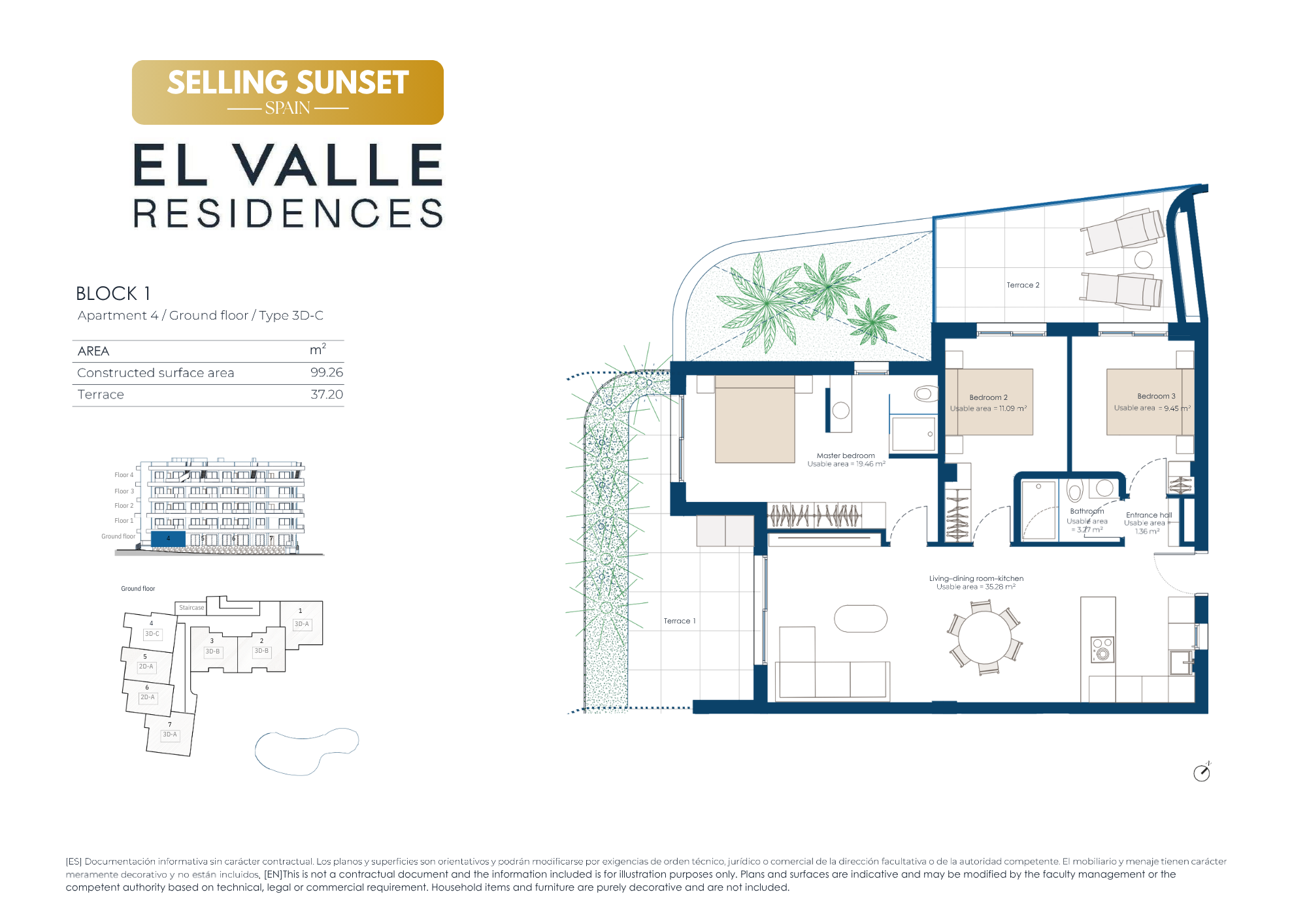 El Valle Golf Resort – Luxury 3 Bedroom Apartments